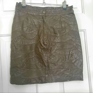 Leather Vintage Skirt